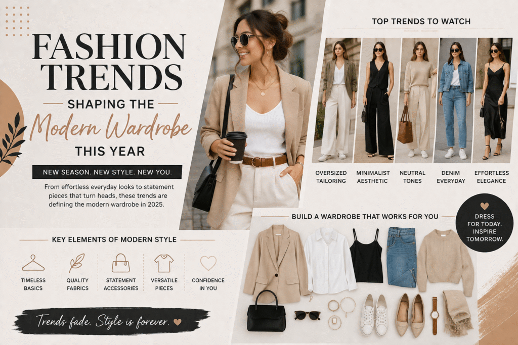 Fashion Trends Shaping the Modern Wardrobe This Year